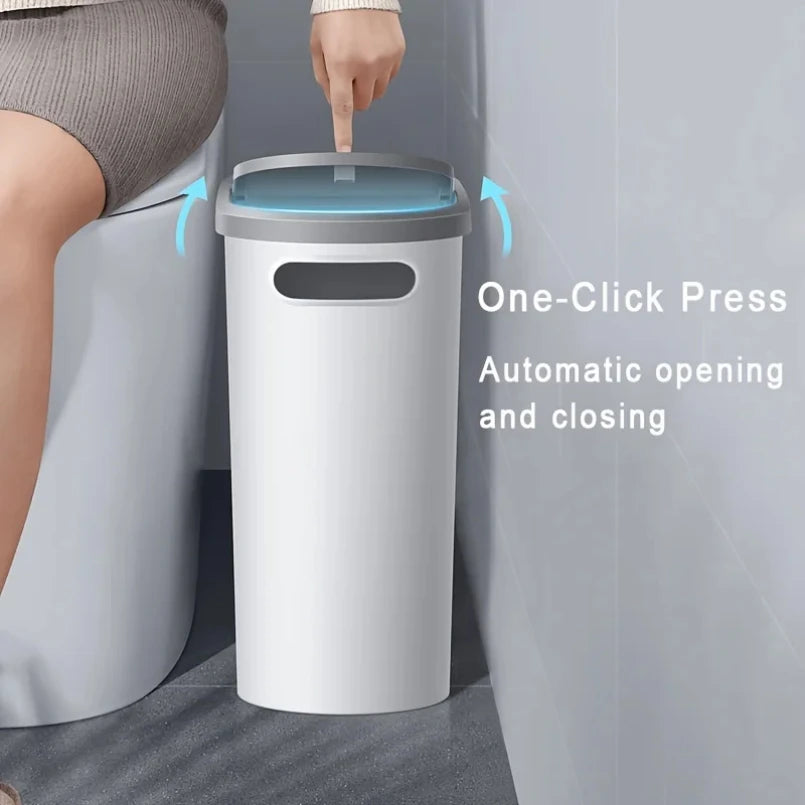 10L Bathroom LED Trash Can