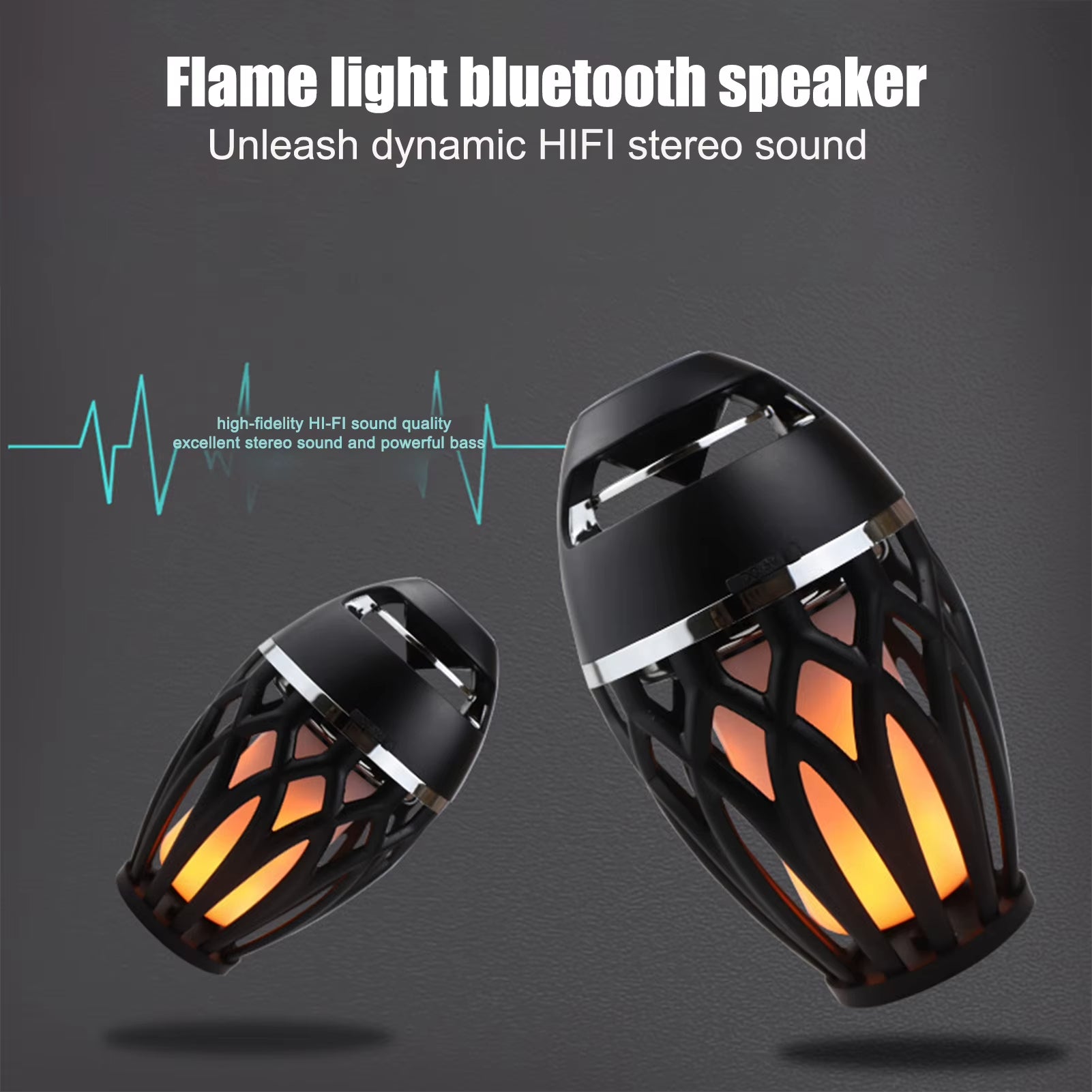 Torch Lamp Bluetooth Speaker