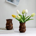 Retro Wooden Vase