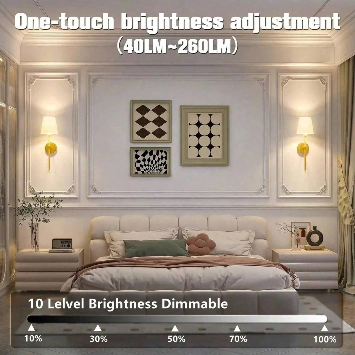 Battery Operated Wall Sconce LED