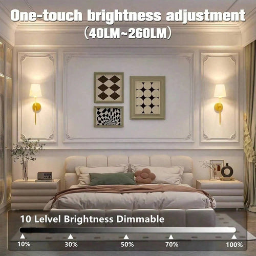 Battery Operated Wall Sconce LED