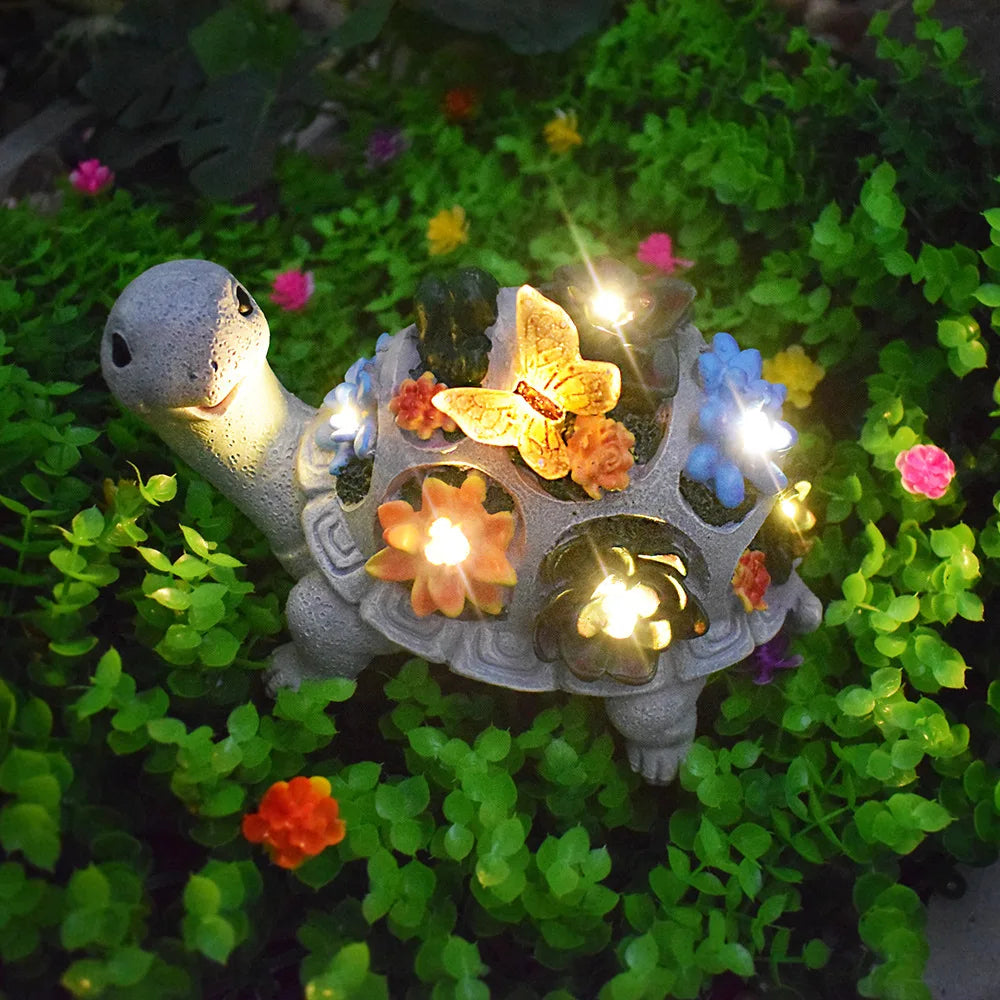 Garden Animal Statue Solar Light