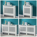 White Radiator Cover Wall Cabinet
