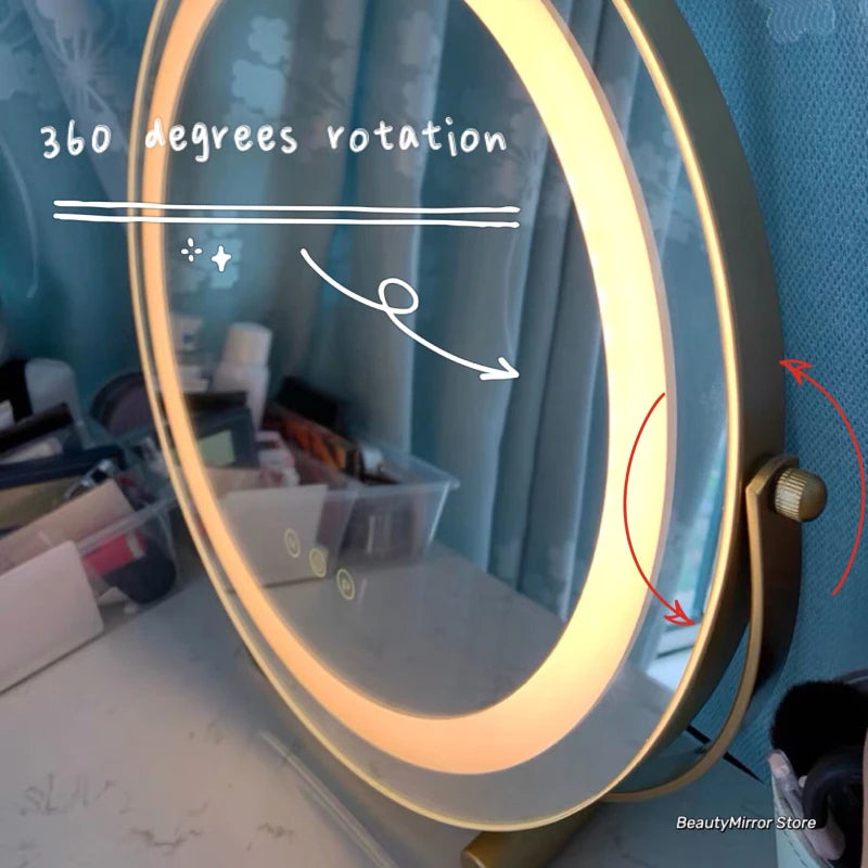 Makeup Circular Mirror With Light