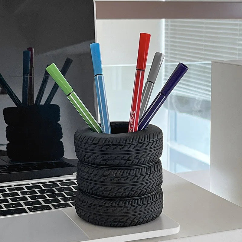 Car Tire Design Pen Holder
