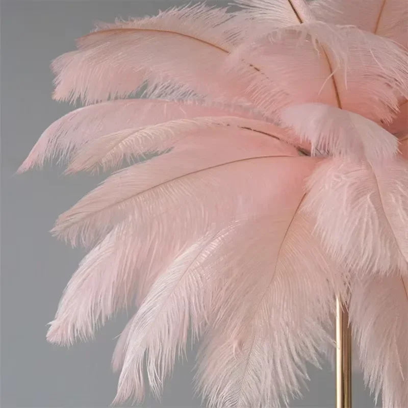 Nordic Creative Feather Floor Lamp