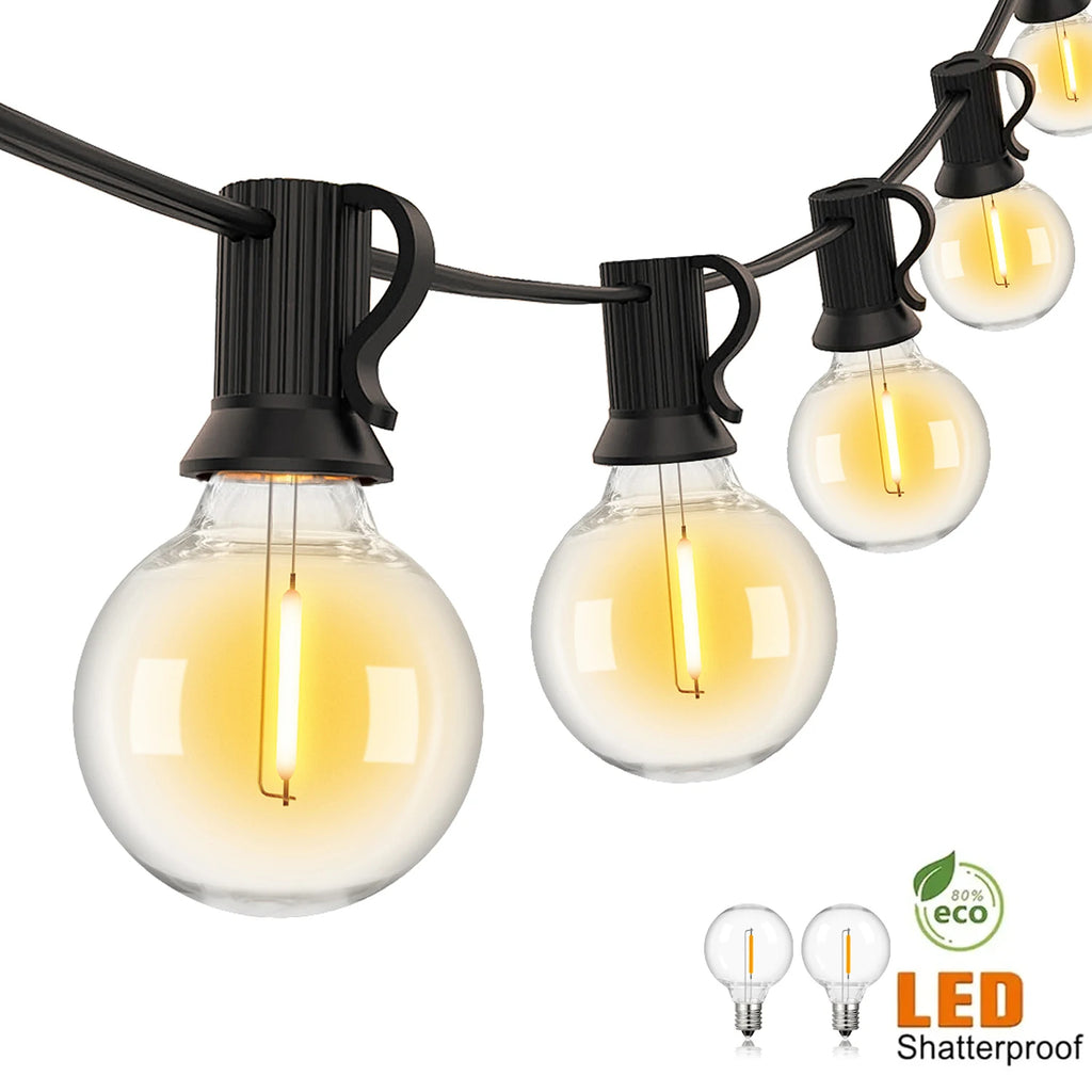 G40 Outdoor Garland String Lights