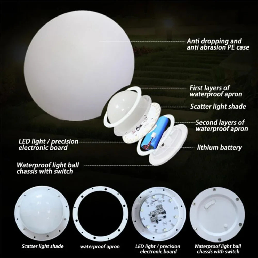 Solar Garden Ball Light