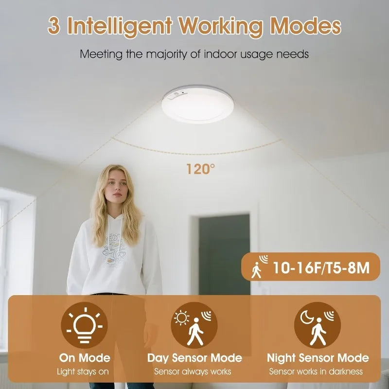 Motion Sensor LED Ceiling Light