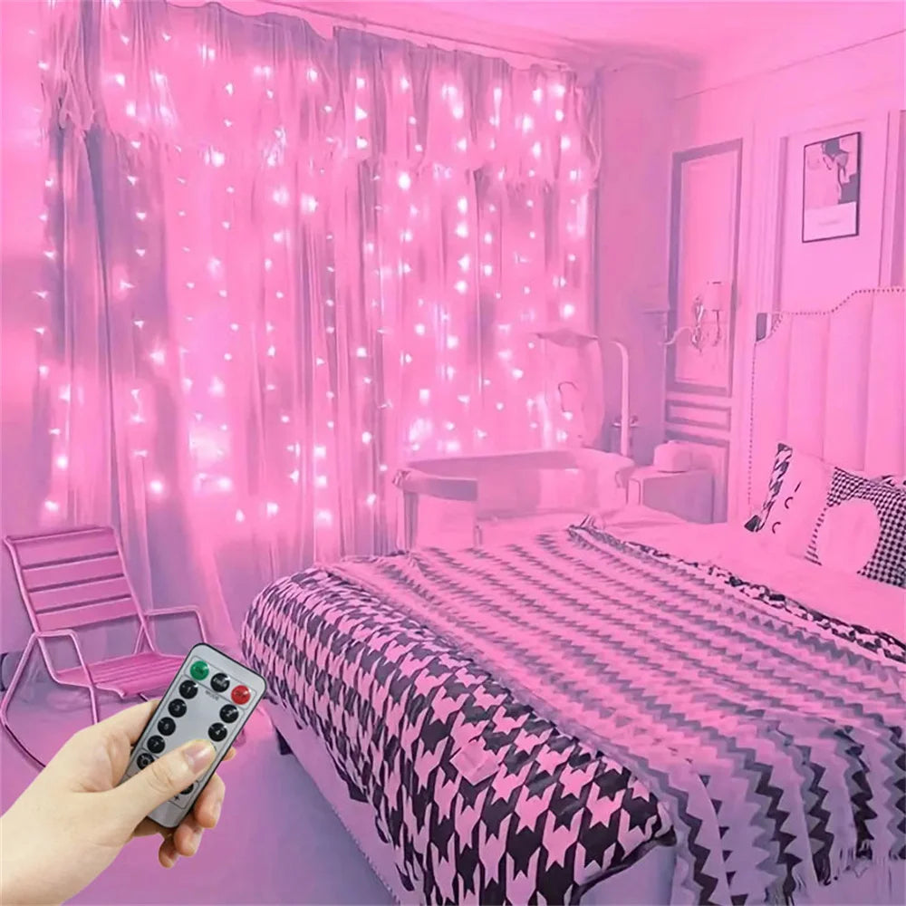 Curtain Garland 8 Modes LED