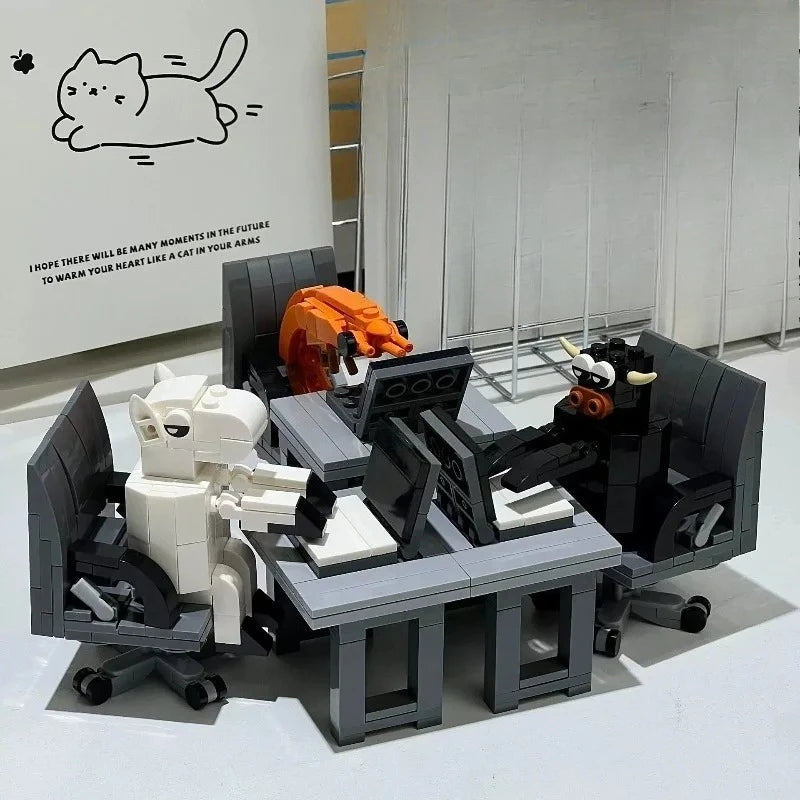 Funny Building Block Shrimp Model
