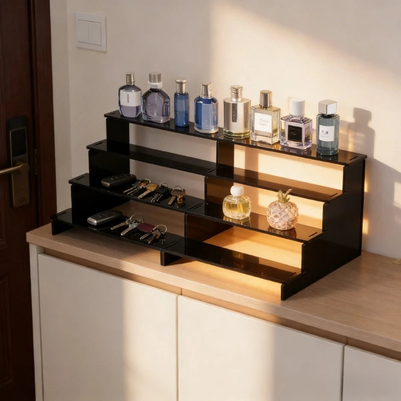Black Multi Tier Shelf
