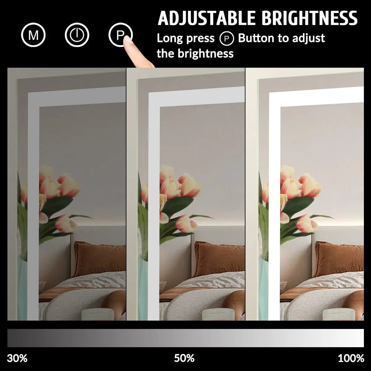 Makeup Circular Mirror With Light