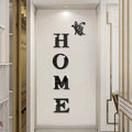 Home Logo 3D Wall Mirror
