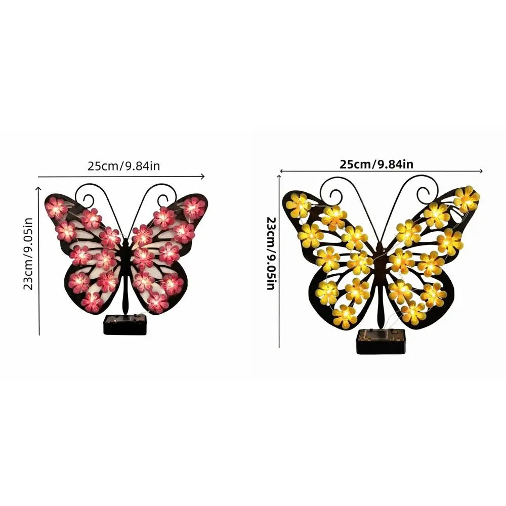 Solar Butterfly Solar Wall Sconce