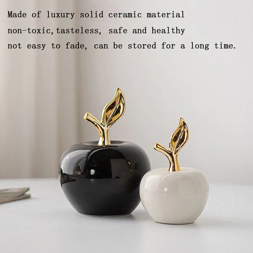 Ceramic Apple Statue