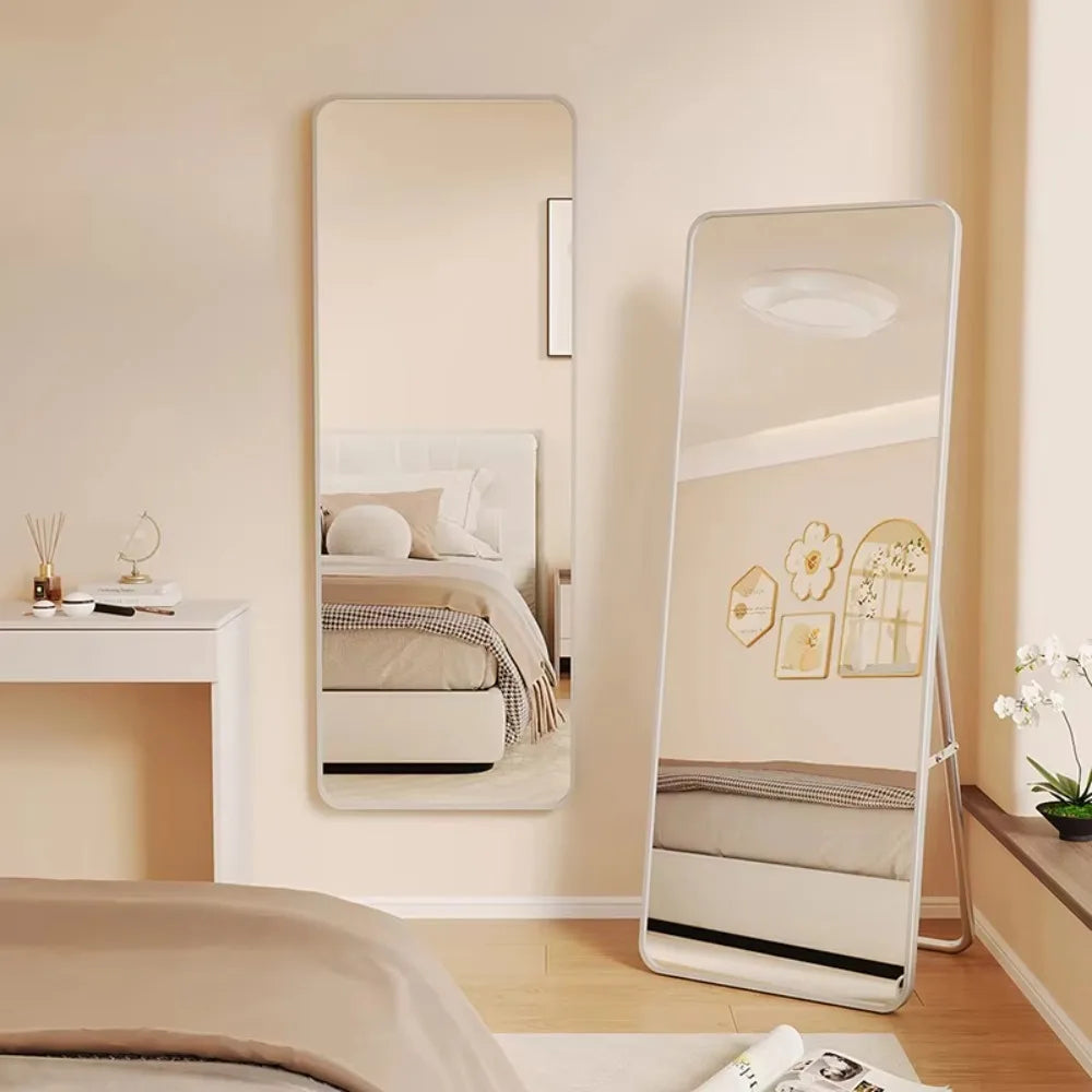 Tempered Glass Floor Mirror