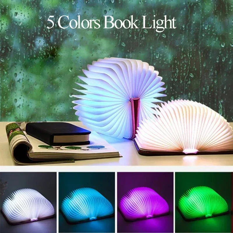3D Folding Book LED Night Light