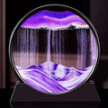3D Moving Sand Glass Art