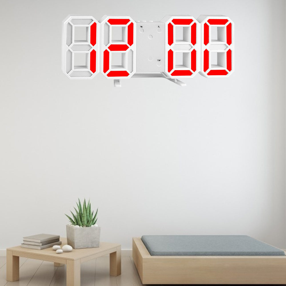 Nightlight Saat Wall Clock Watch