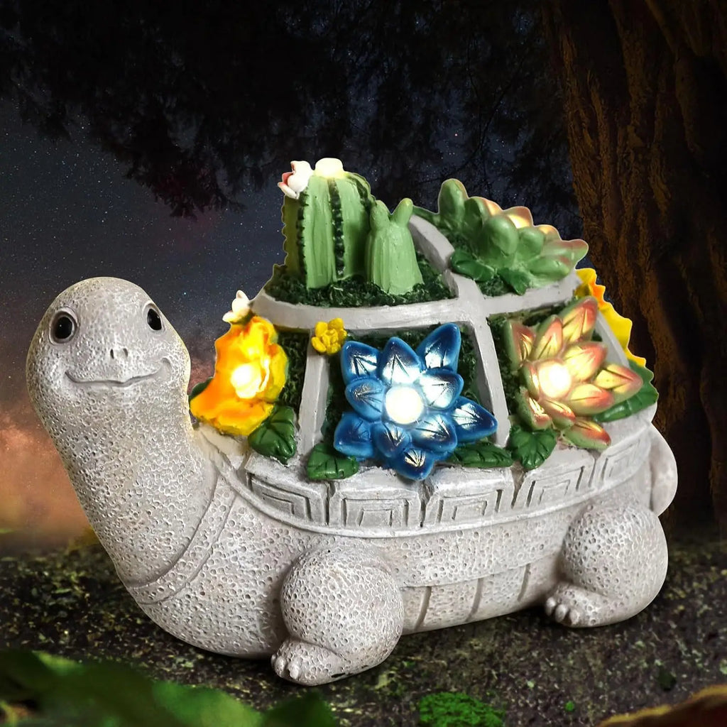 Garden Animal Statue Solar Light