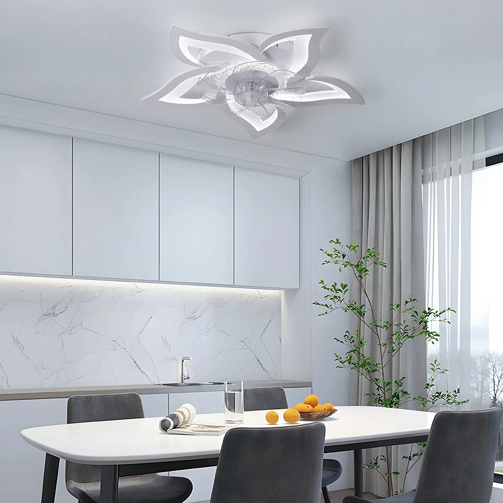 Flower Shaped LED Ceiling Fan