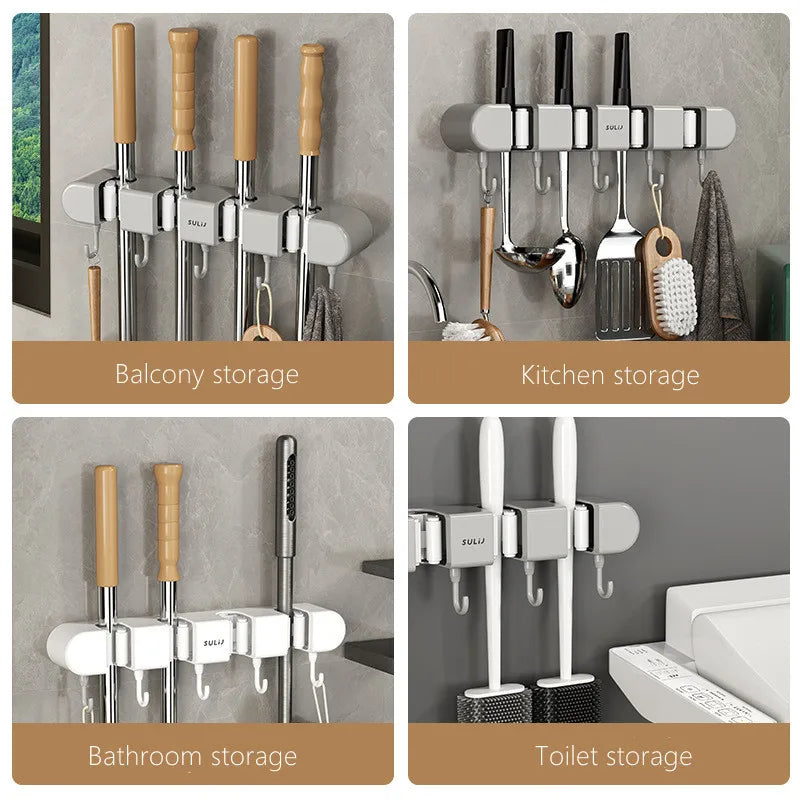 Wall Mounted Mop Holder