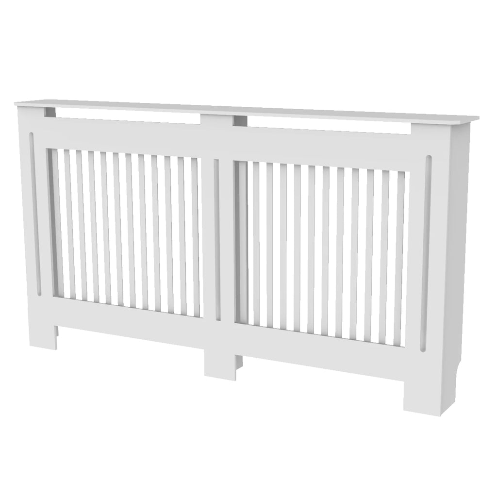 White Radiator Cover Wall Cabinet