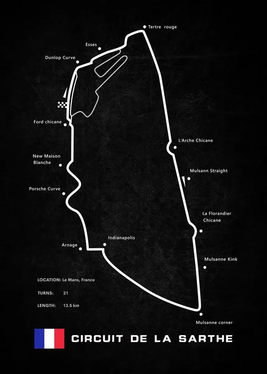 Racing Circuits Poster F1 2023