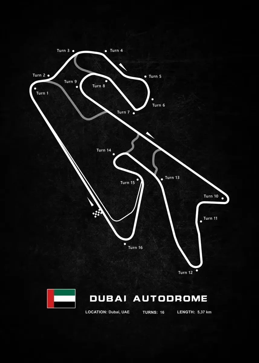 Racing Circuits Poster F1 2023