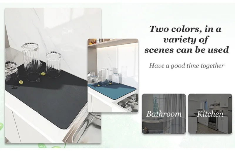 Antiskid Kitchen Absorbent Draining Mat