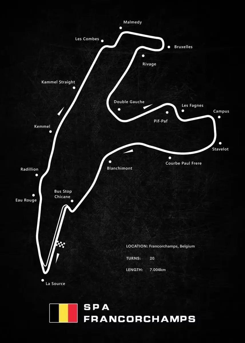 Racing Circuits Poster F1 2023