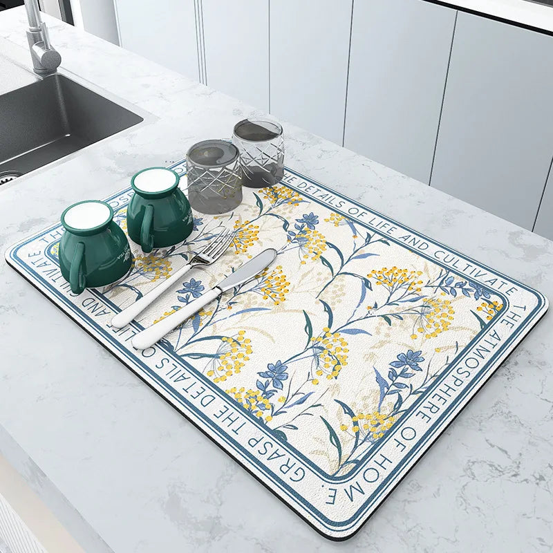 Antiskid Kitchen Absorbent Draining Mat