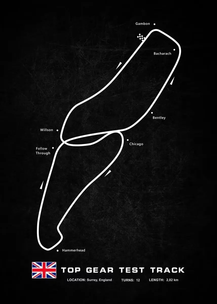 Racing Circuits Poster F1 2023
