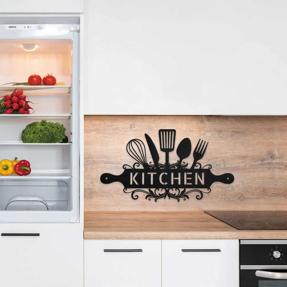 Kitchen Metal Sign