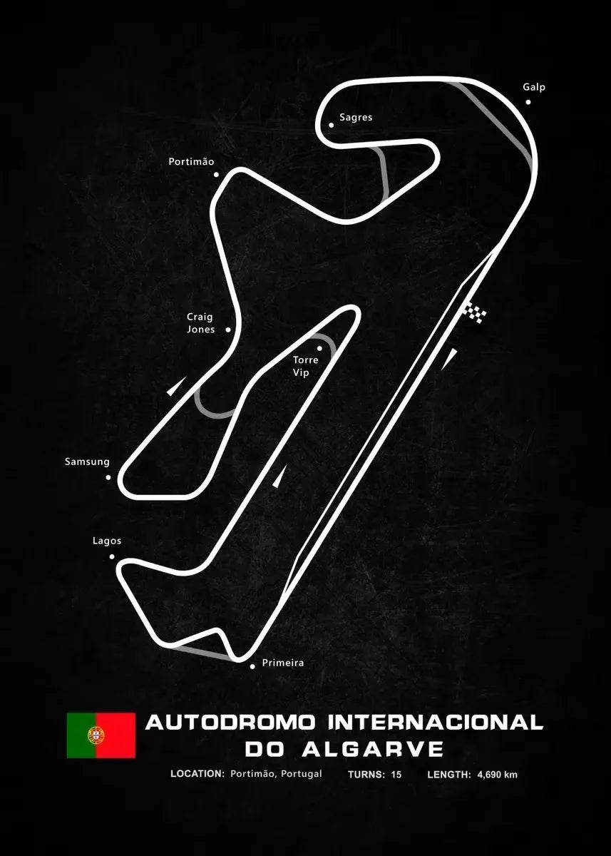 Racing Circuits Poster F1 2023
