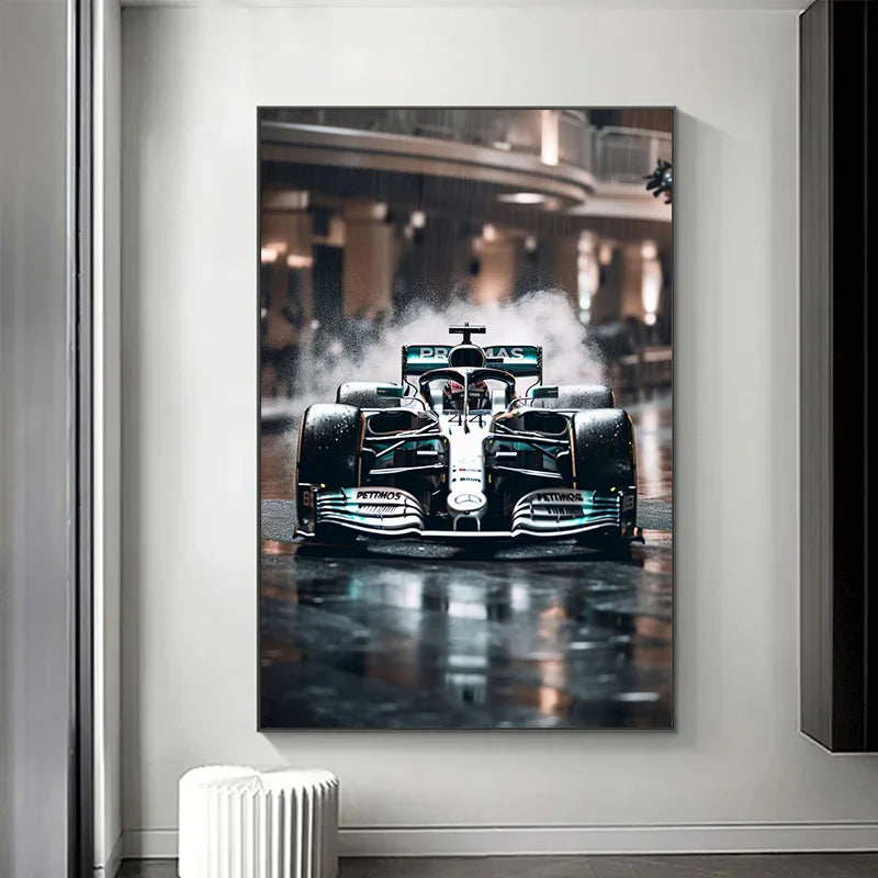 F1 Car Poster