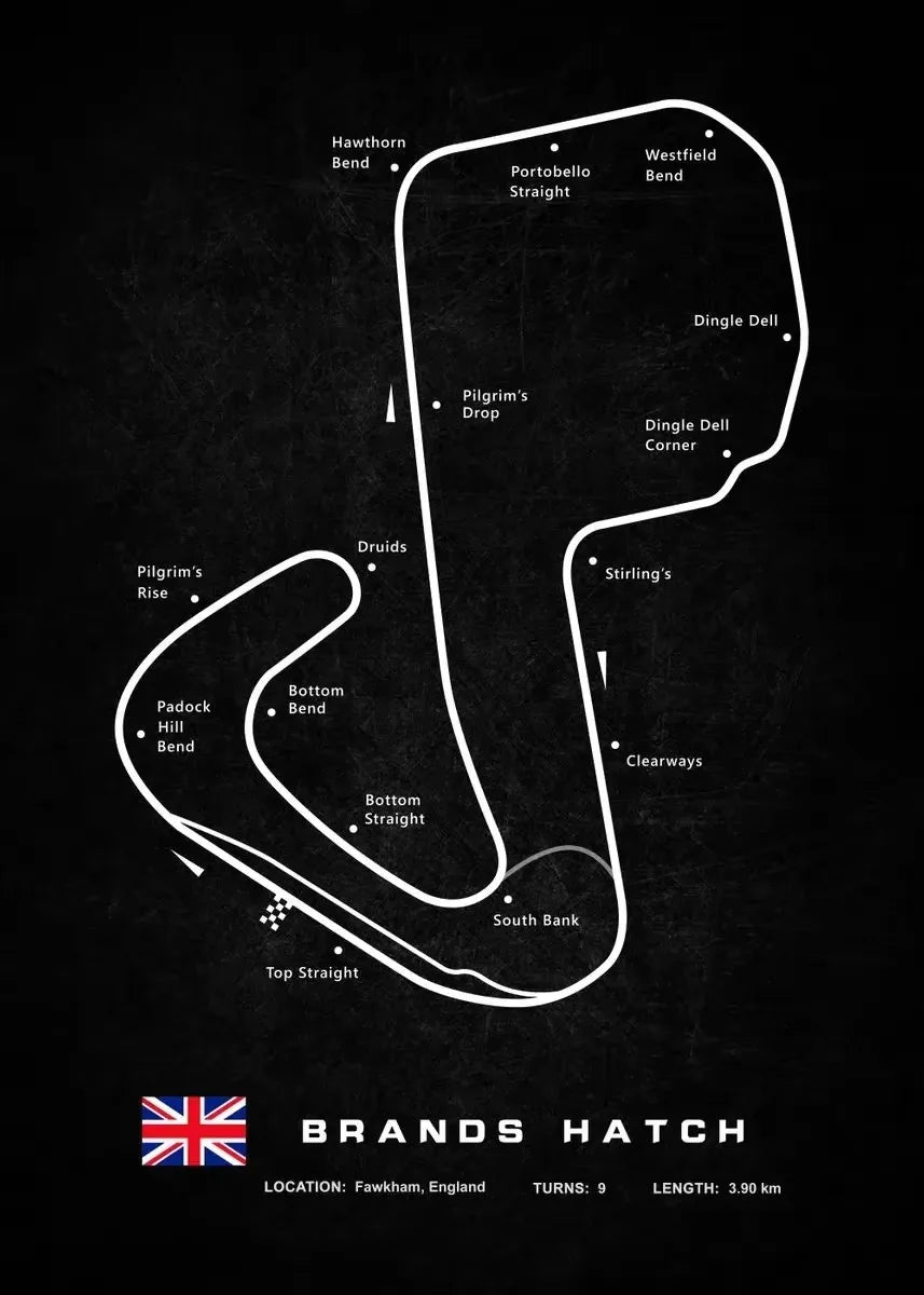 Racing Circuits Poster F1 2023