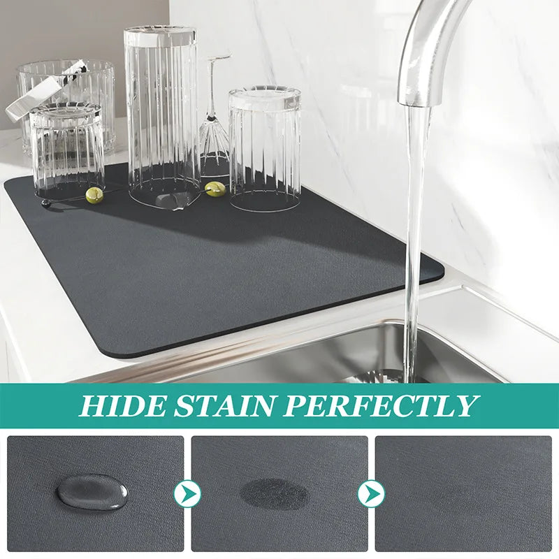 Antiskid Kitchen Absorbent Draining Mat