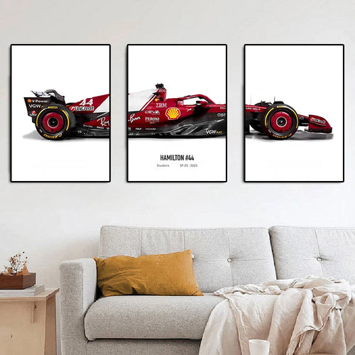 2025 Formula 1 Car Leclerc Or Hamilton Poster