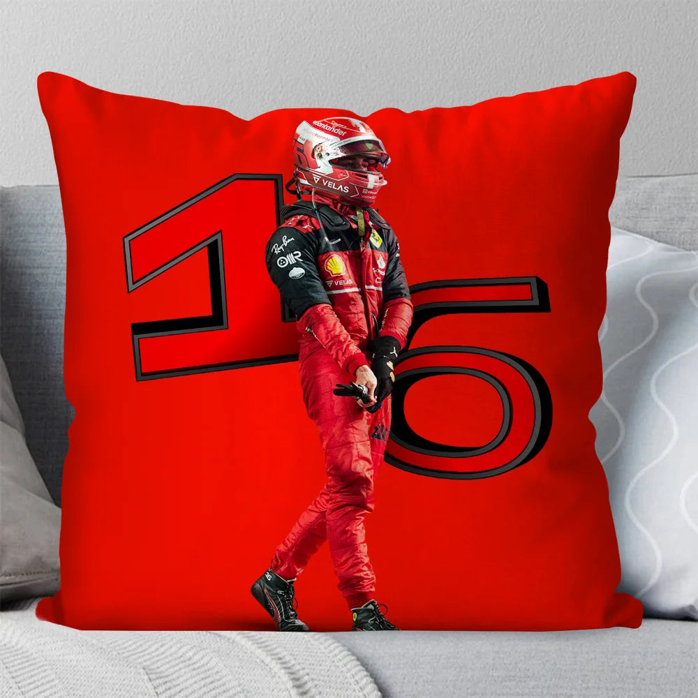 Charles Leclerc F1 Pillow
