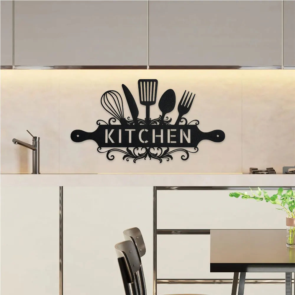 Kitchen Metal Sign