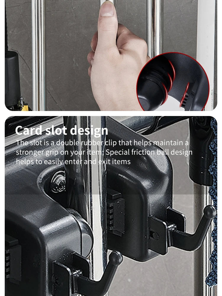 Wall Mounted Mop Holder