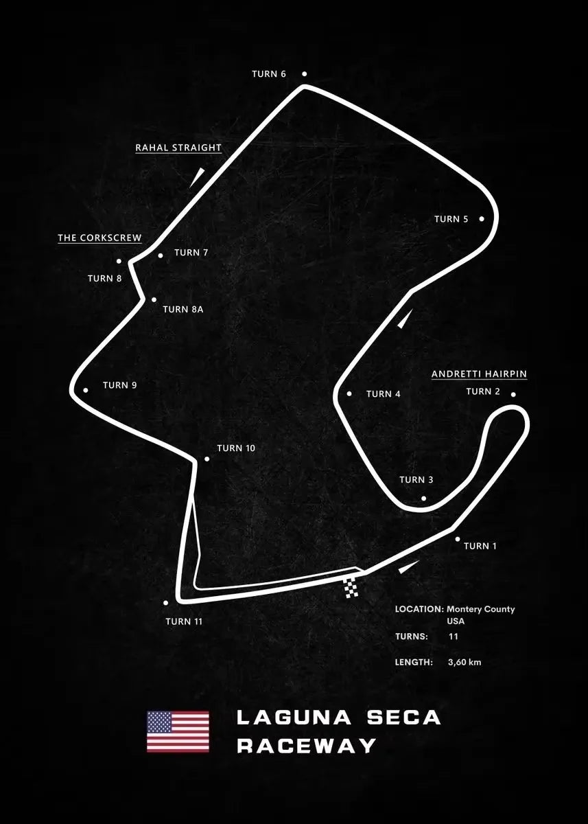 Racing Circuits Poster F1 2023
