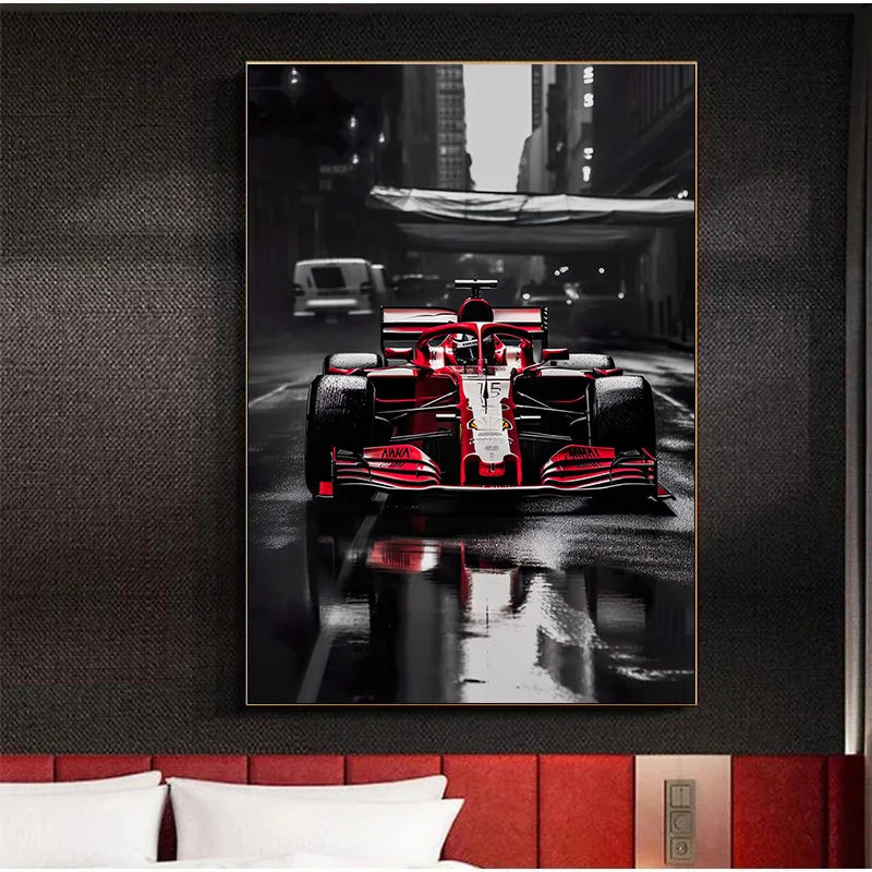 F1 Car Poster