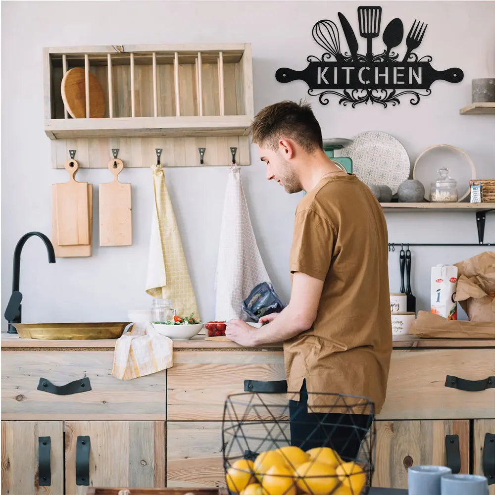 Kitchen Metal Sign