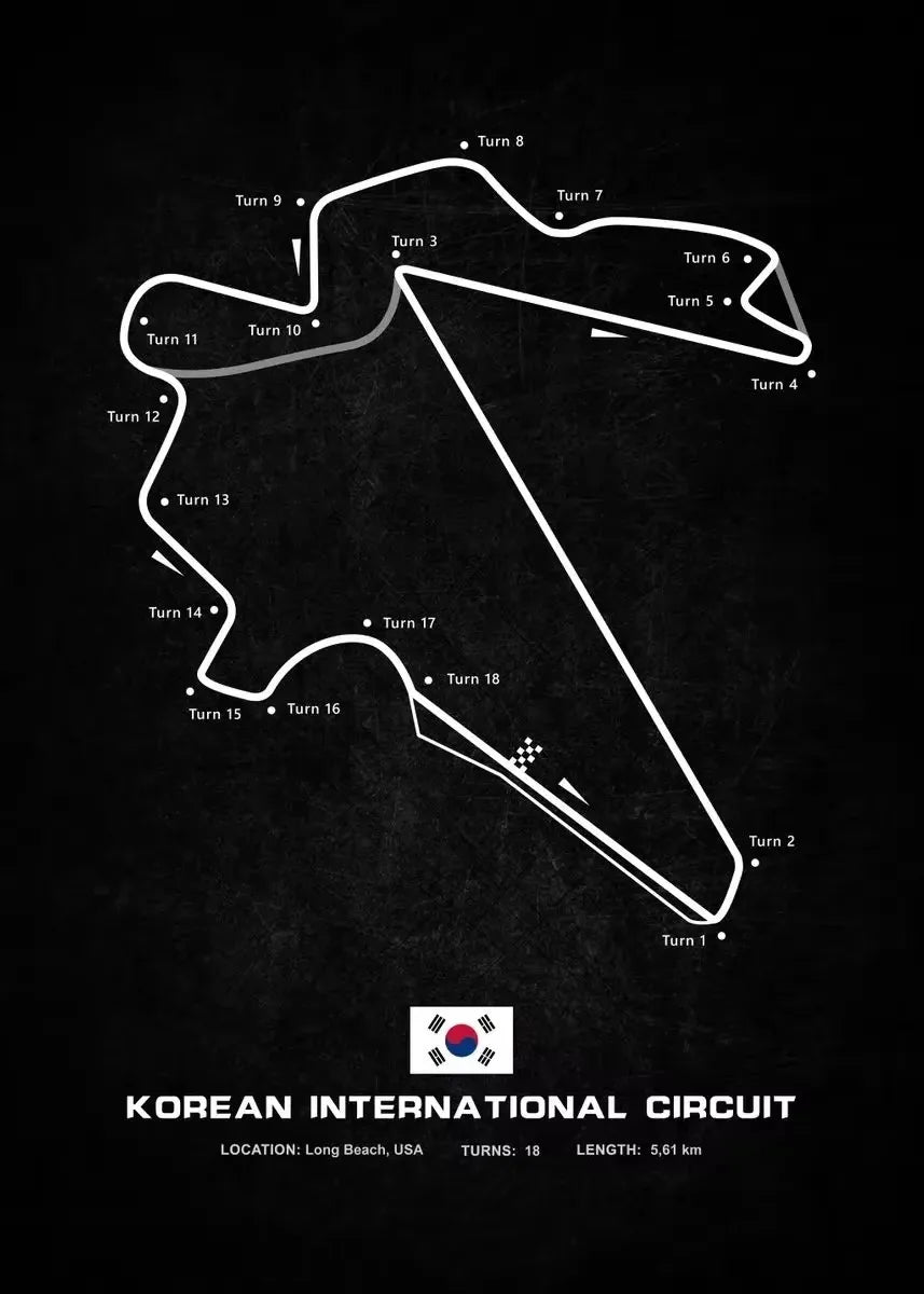 Racing Circuits Poster F1 2023