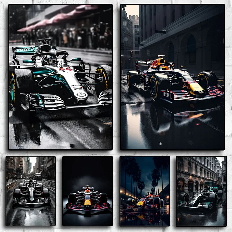 F1 Car Poster