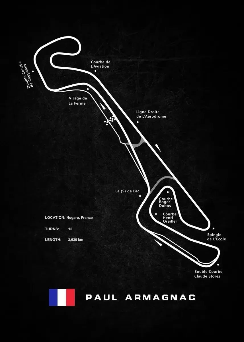Racing Circuits Poster F1 2023