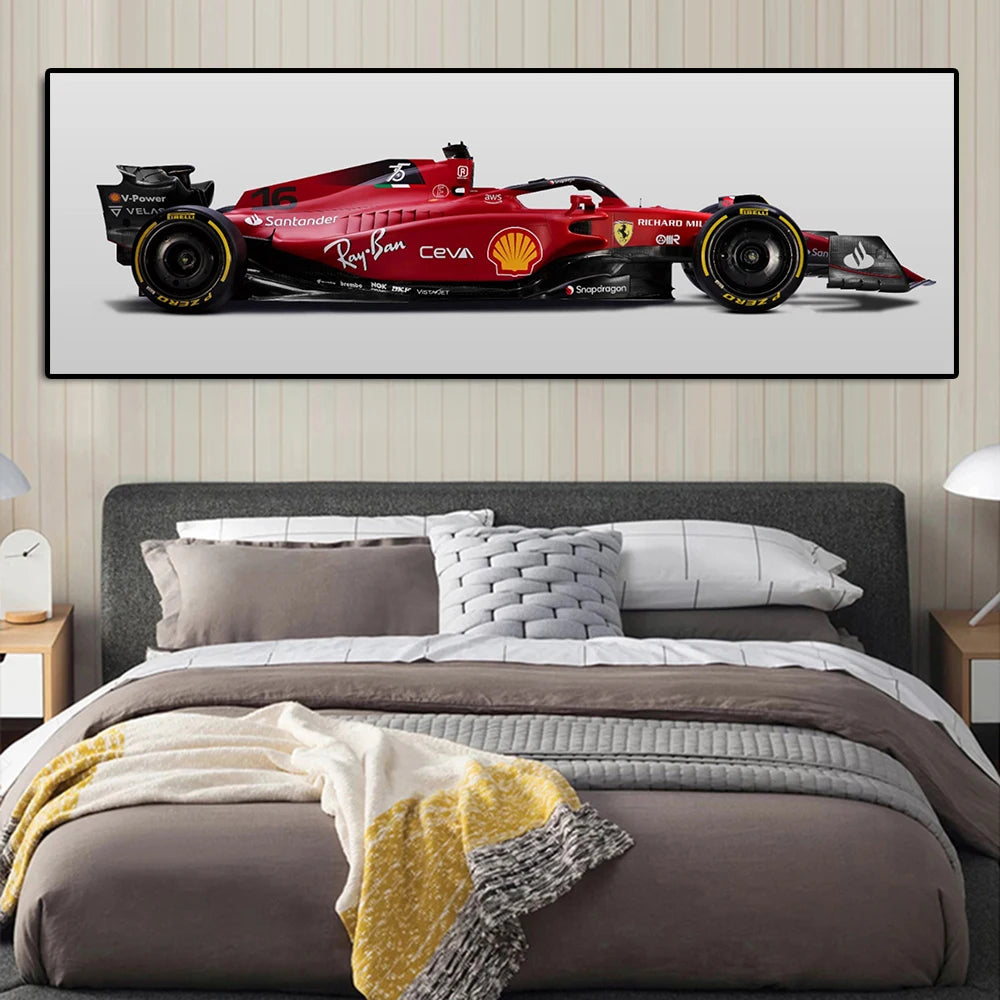 Formula 1 F1-75 Sainz or Leclerc Car Poster